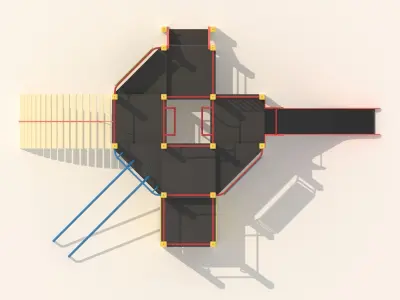 Playground for kids 3D model