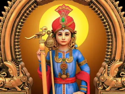 lord thiruchendur murugan  3D model