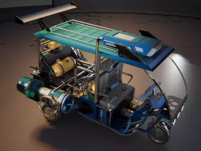 JET E-RIKSHAW 3D model