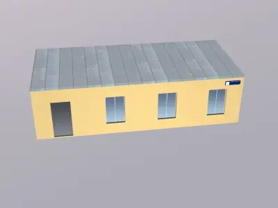 Public toilet Low-poly 3D model buy