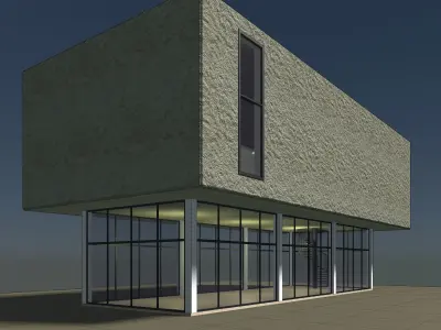 Mini showroom 2350 3D model