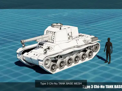 TANKS BASE MESH VOL 3 3D Model Pack