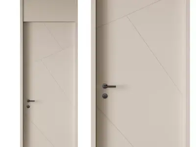 Door set 04 3D model