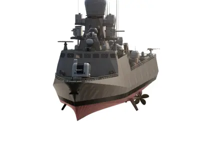 Modern Navy Corvette 3D model