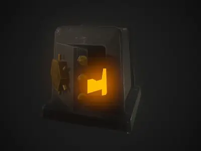 Styalized safe PBR low-poly game ready Low-poly 3D model
