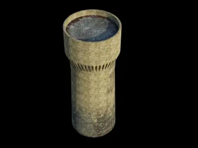 Tower  3D model PBR materials 4K Low-poly 3D model