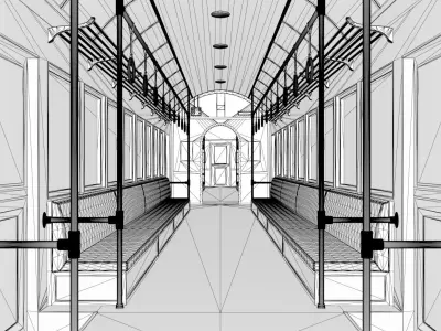 The Train in Spirited Away 3D model