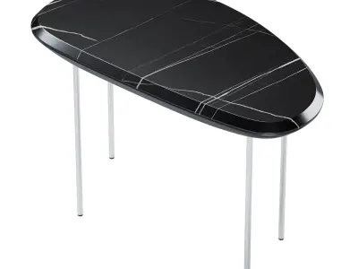 Pebble Low Tables By Living Divani 3D model