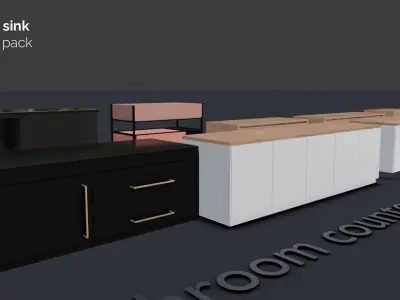 Sink pack 3D model