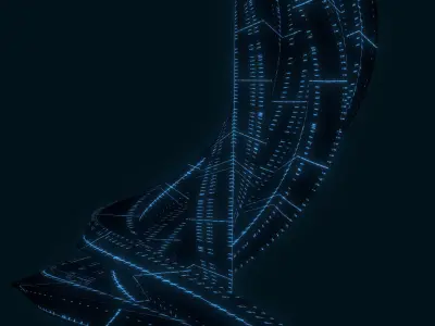 Sci Fi Tower 3 3D model