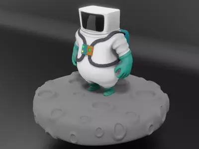 Astronaut - Stylized 3D model