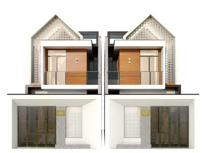 Modren house 07 3D model