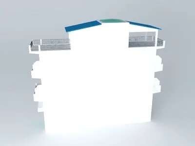 Simple Flat 3D model