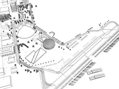 Streets of St Petersburg Game Ready Low-poly 3D model