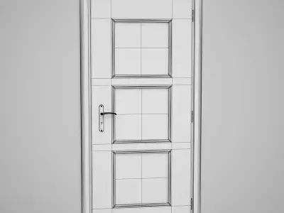 CGAxis Door 3D model