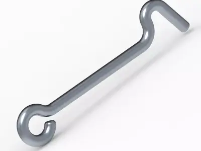 Window Hook Latch 3D print model