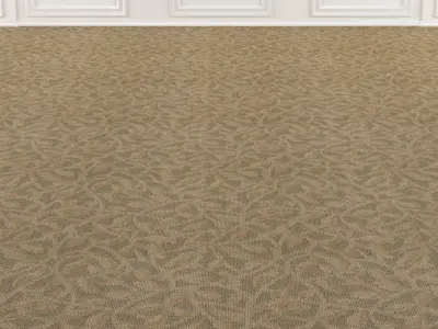 Wall to Wall Seamless Carpet Tile  No 2 3D model