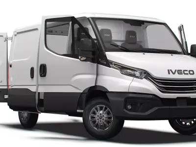 Iveco Daily Van L1H1 HQ Interior 2025 3D model