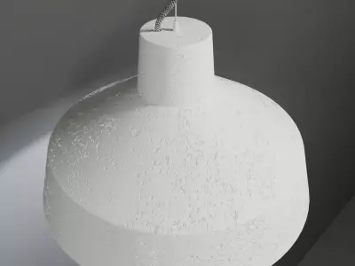 Gypsum Lamp Low-poly 3D model