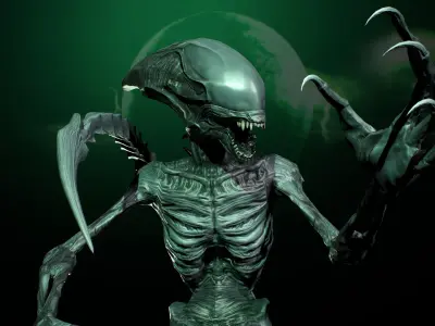 Monster 15 Low-poly 3D model