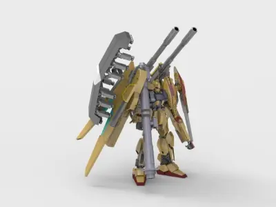 Hyaku Shiki Metal Core Full Armore 3D model