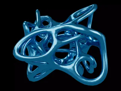 Abstract Shape v39 005 Low-poly 3D model