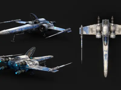 Star Wars - Z-95 headhunter Low-poly 3D model