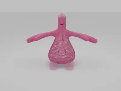 Cartoon  3D Character  Toy Low-poly 3D model