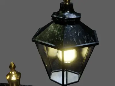 old street light 3D model