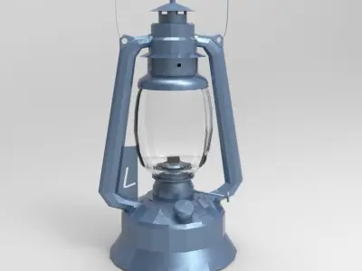 oil lamp  3D model
