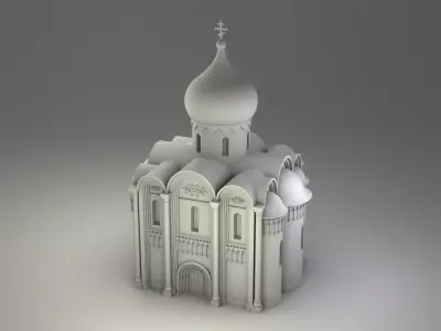 Church 3D print model