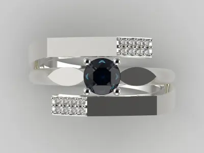 jewelry ring jr00171 3D print model