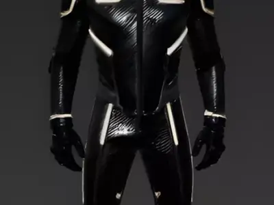 Carbon Onyx Executive Tactical Skin Low-poly 3D model