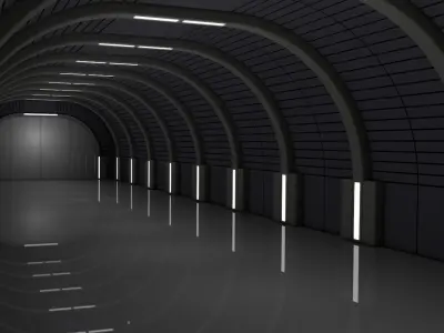 Underground Tunnel  3D model