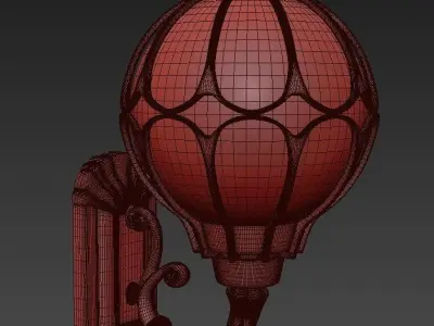 Street Light Maytoni O024WL-01G 3D model