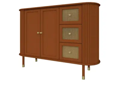 Parametric Sideboard Revit 3D model