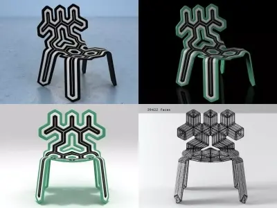 Nanook Chair 3D model