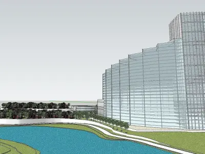 vacation spot-Resort-Fashion Leisure Hotel-0189 3D model