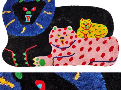 Ikea Art Event 2019 Misaki Kawai Rug 3D model