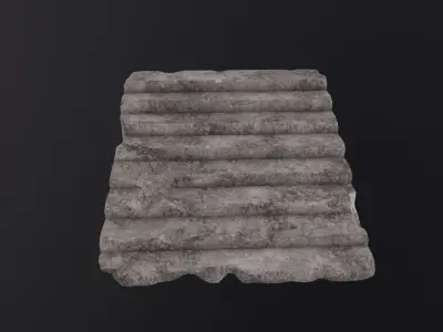 Stairs 3D Model Low-poly 3D model