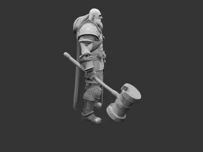 Armored Siege Enforcer 3D print model