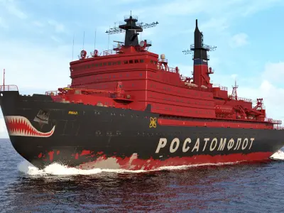  Nuclear Powered Icebreaker Yamal 