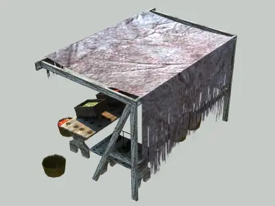 Medieval Market 3D model