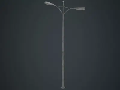 Street Light 6B Low-poly 3D model