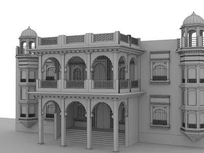 indian palace  3D model