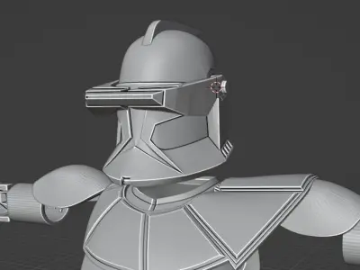 Phase 1 Animated Macrobinocular  Helmet Add-on Kit 3D print model