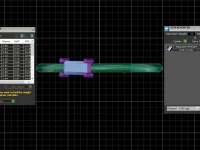 Women Open End Light Weight Band Ring 3D print model