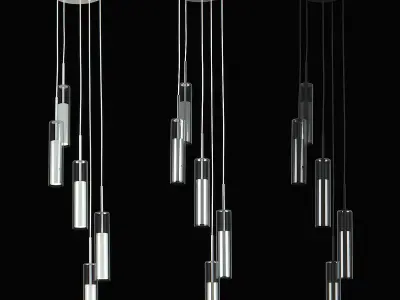 75606x Cilino Lightstar Hanging Chandelier 3D model