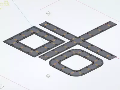 Building - Fleet - Surface Pavement 02 3D model