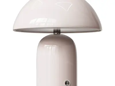 Kleine mobile LED-Tischlampe Walter dimmbar 3D model